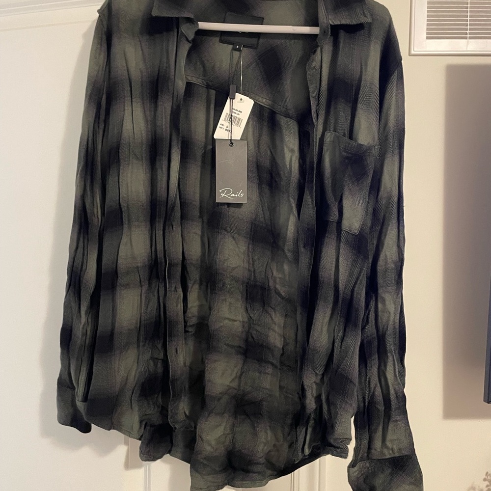 Rails Shadow Plaid Shirt Jacket